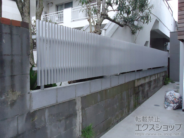 東京都大田区ののフェンス・柵 プログコートフェンスF3型 フリーポールタイプ 施工例