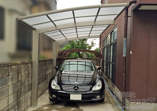 東京都板橋区ののカーポート プレシオスポート 積雪〜20cm対応 施工例