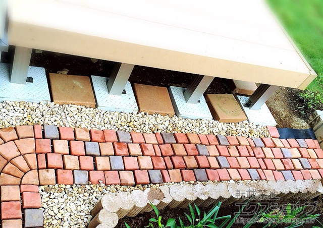 埼玉県白岡市ののウッドデッキ リウッドデッキ 200 施工例