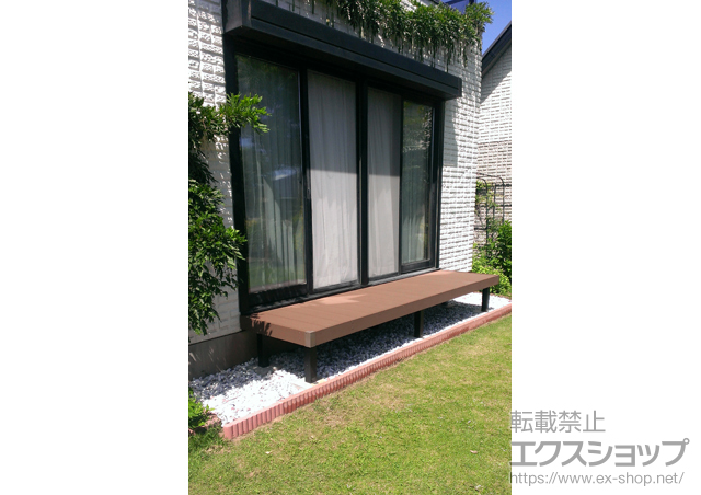 茨城県稲敷市ののウッドデッキ リウッドデッキ 200 施工例