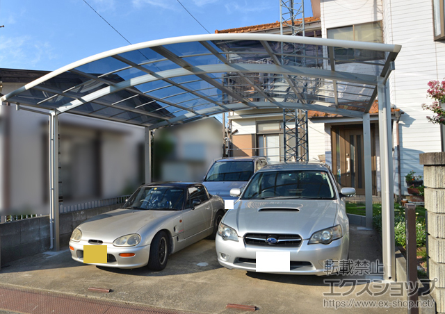 埼玉県入間郡毛呂山町ののカーポート レイナツインポートグラン　積雪〜20cm対応 施工例