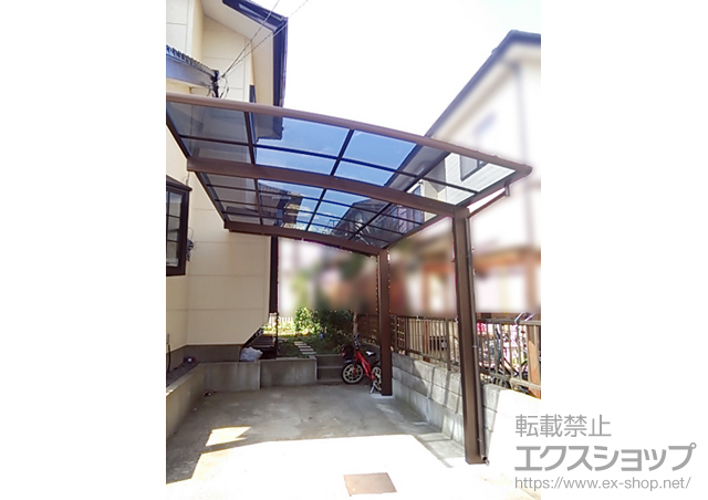 茨城県つくば市ののカーポート プレシオスポート 積雪〜20cm対応 施工例