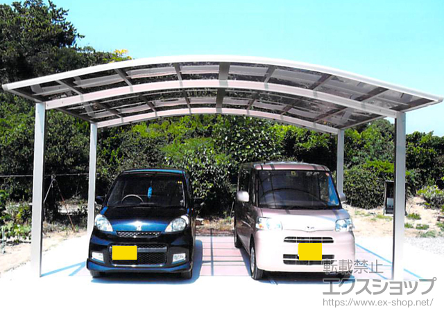 静岡県御前崎市ののカーポート レイナツインポートグラン　積雪〜20cm対応 施工例