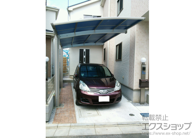 埼玉県朝霞市ののカーポート プレシオスポート 積雪〜20cm対応 施工例