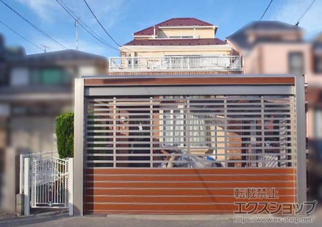 神奈川県横浜市ののガレージシャッター ユニットシャッター TWタイプ 間口100mmピッチ対応 施工例