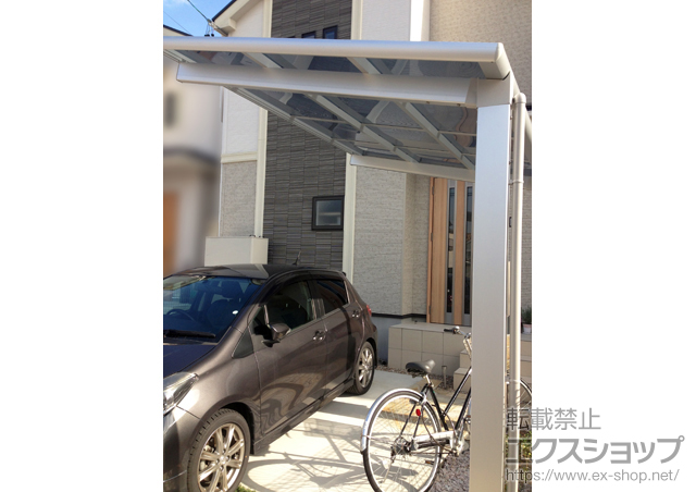 愛知県春日井市ののカーポート カムフィNex F 積雪〜20cm対応 施工例