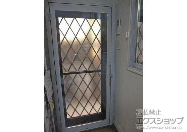 兵庫県姫路市のの内窓（二重窓・二重サッシ） インプラス(ダストバリア)テラスドア 右吊元 施工例