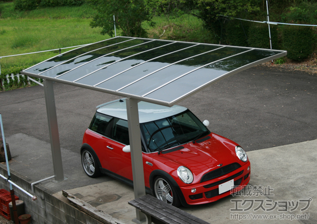 岐阜県関市ののカーポート プレシオスポート 積雪〜20cm対応 施工例