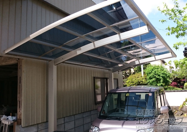 熊本県阿蘇市ののカーポート プレシオスポート 積雪〜20cm対応 施工例