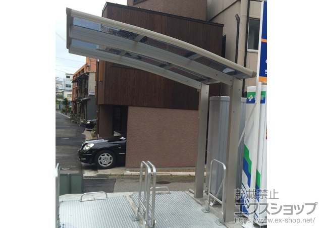 兵庫県神戸市ののサイクルポート・駐輪場 プレシオスポート ミニ 積雪〜20cm対応 施工例