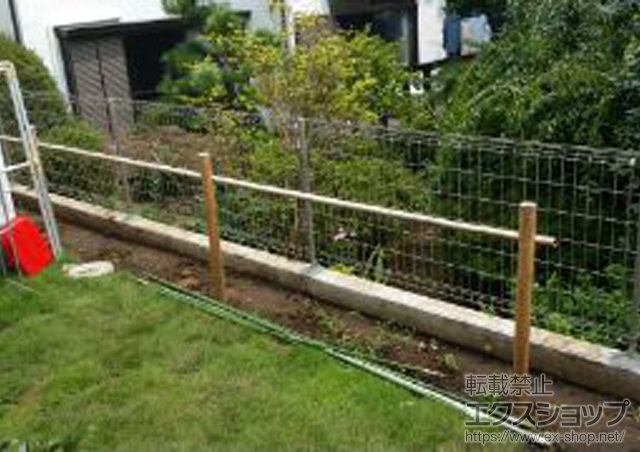 東京都町田市ののフェンス・柵 ハイグリッドフェンスUF8型 フリーポールタイプ 施工例