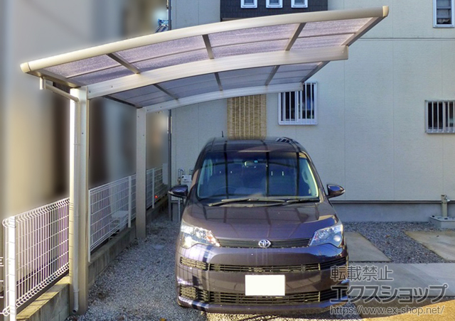 静岡県磐田市ののカーポート レイナポートグラン　積雪〜20cm対応 施工例