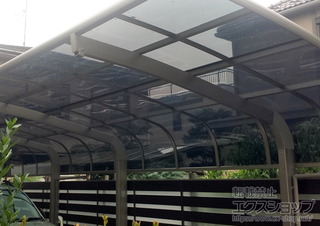 東京都杉並区ののフェンス・柵 ジオーナフェンス YP型  マテリアルカラー 多段柱仕様(1段） 施工例