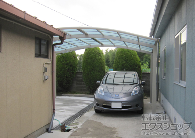 京都府亀岡市ののカーポート レイナツインポートグラン　積雪〜20cm対応 施工例