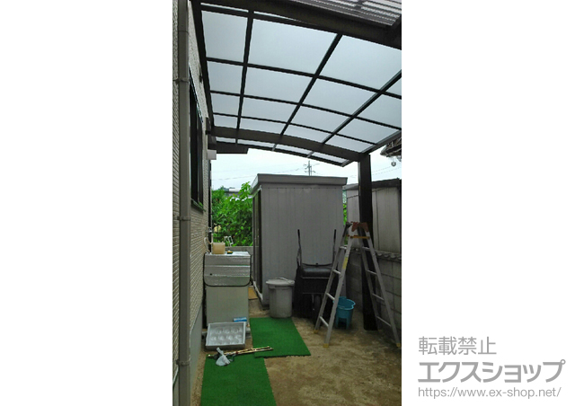 岡山県倉敷市ののカーポート プレシオスポート 積雪〜20cm対応 施工例