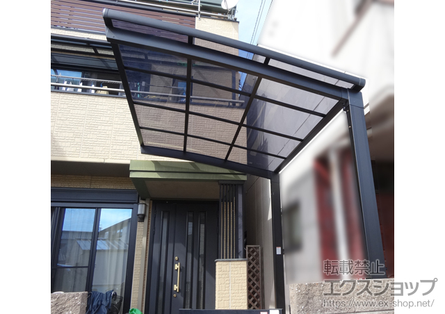 愛知県名古屋市のLIXIL リクシル（トステム）のサイクルポート・駐輪場 カーブポートシグマIII ミニ 積雪〜20cm対応 施工例