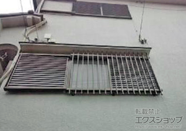 大阪府八尾市のLIXIL リクシル（トステム）の面格子・窓格子 アルミ面格子 A型 施工例