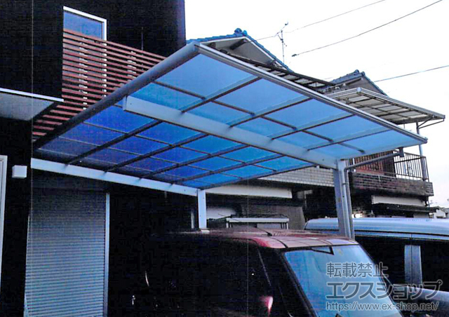 大阪府大東市ののカーポート エフルージュグラン　積雪〜20cm対応 施工例