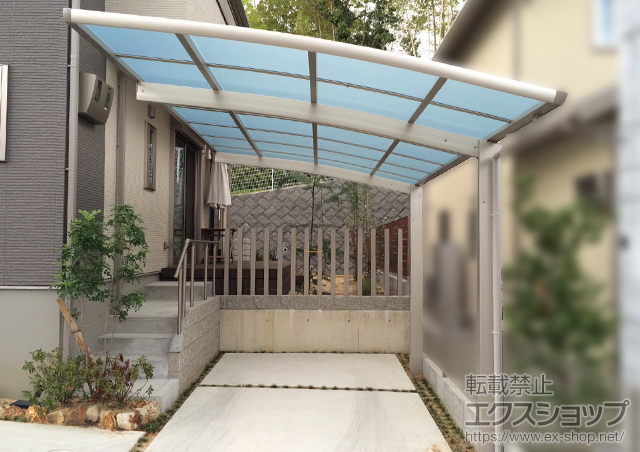 奈良県生駒市ののカーポート レイナポートグラン　積雪〜20cm対応 施工例