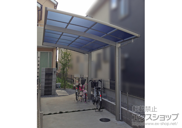 千葉県松戸市ののカーポート プレシオスポート 積雪〜20cm対応 施工例