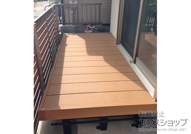 東京都江戸川区ののウッドデッキ リウッドデッキ 200 施工例