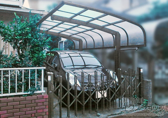 �_�ސ쌧���s��YKKAP�̃J�[�|�[�g ���C�i�L���b�v�|�[�g�O�����@�ϐ�`20cm�Ή�+���E���T�|�[�g�i2�{����j �{�H��