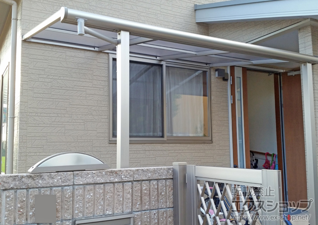 岡山県岡山市ののテラス屋根 プレシオステラス F型 テラスタイプ 単体 施工例