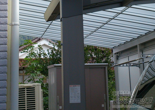 広島県東広島市のの物置・屋外倉庫 エスモ 一般型 (ESD-1509AGLMR ) 施工例