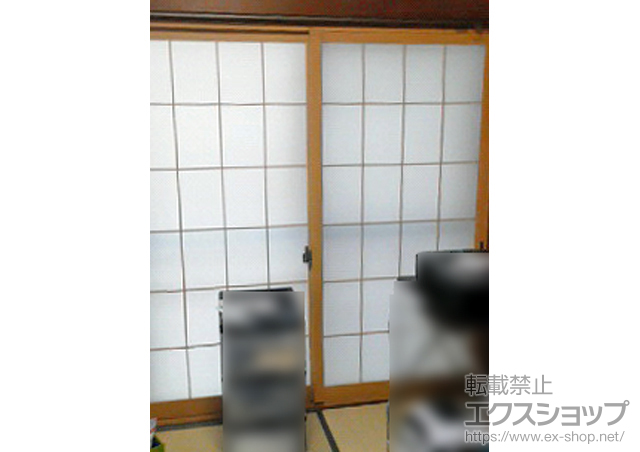 広島県廿日市市のの玄関ドア、二重窓（内窓） インプラス(ダストバリア)引き違い窓2枚建て 施工例