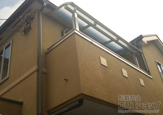 東京都練馬区ののバルコニー・ベランダ屋根 ヴェクターテラス R型 屋根タイプ 単体 積雪〜20cm対応 施工例