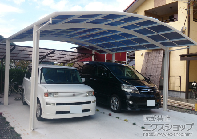 熊本県葦北郡芦北町ののカーポート レイナツインポートグラン　積雪〜20cm対応 施工例