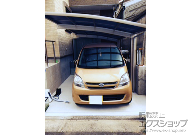 東京都大田区ののカーポート プレシオスポート 積雪〜20cm対応 施工例