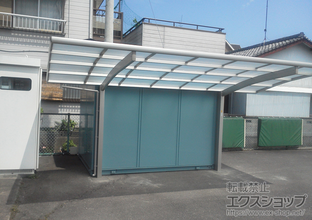 静岡県焼津市ののカーポート プレシオスポート 積雪〜20cm対応 施工例