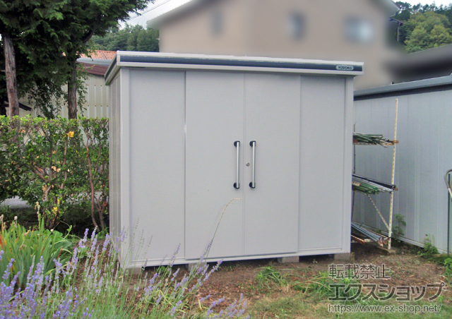 長野県下伊那郡喬木村のの物置・屋外倉庫 エルモ 一般型(LMC-2515GL CB) 施工例