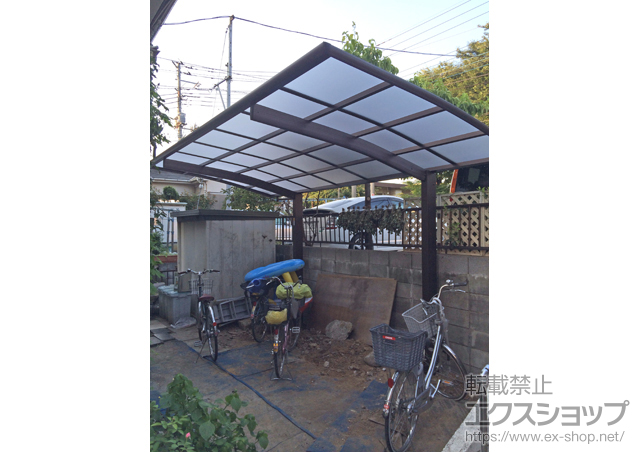 埼玉県川口市ののカーポート プレシオスポート 積雪〜20cm対応 施工例