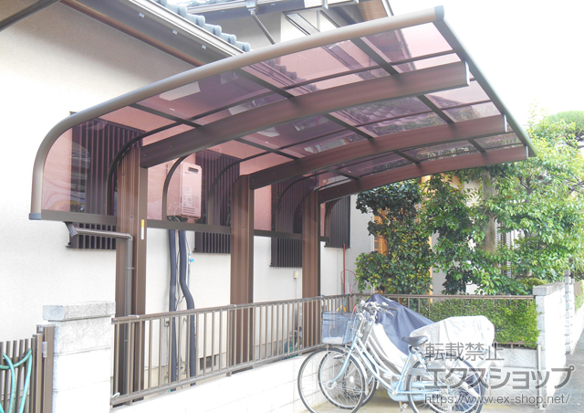 埼玉県狭山市ののカーポート レイナキャップポートグラン50　積雪〜50cm対応 施工例