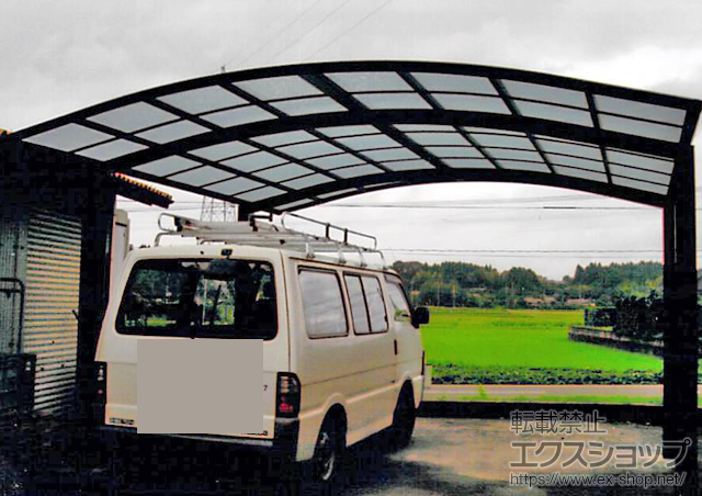 鹿児島県南九州市ののカーポート レイナツインポートグラン　積雪〜20cm対応 施工例