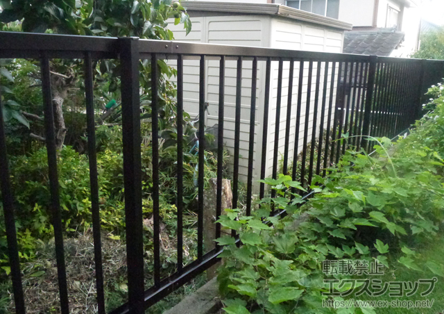 千葉県君津市ののフェンス・柵 ハイサモア フリーポールタイプ 施工例