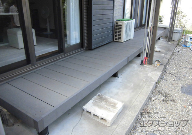 神奈川県横浜市ののウッドデッキ リウッドデッキ 200 施工例
