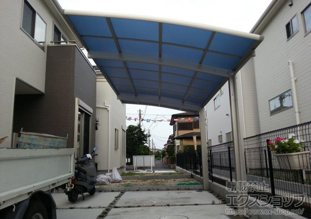 埼玉県越谷市ののカーポート レイナポートグラン　積雪〜20cm対応 施工例