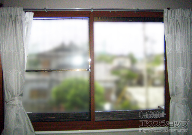 兵庫県姫路市のの二重窓（内窓） インプラス(ダストバリア)引き違い窓2枚建て 施工例
