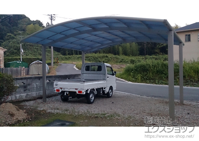 静岡県掛川市ののカーポート レイナツインポートグラン　積雪〜20cm対応 施工例