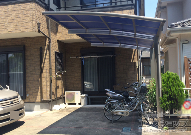 茨城県牛久市ののカーポート レイナポートグラン　積雪〜20cm対応 施工例