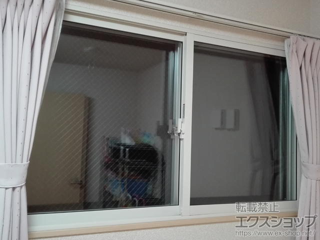 神奈川県相模原市のの二重窓（内窓） インプラス ダストバリア仕様 引違い窓 2枚建 施工例