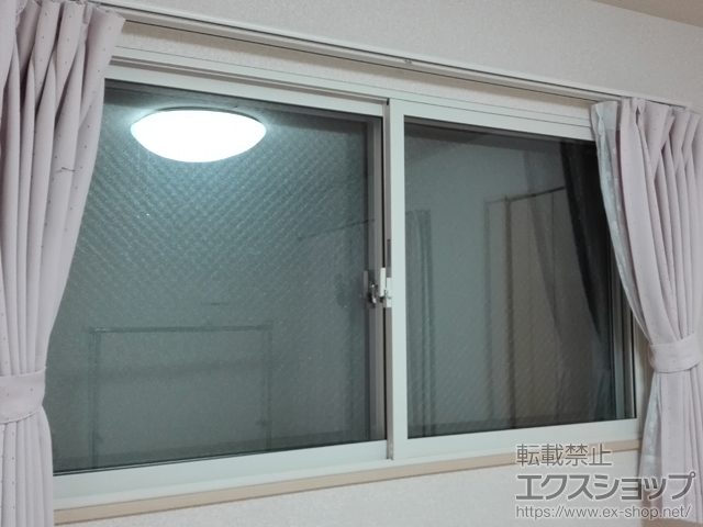 神奈川県相模原市のの二重窓（内窓） インプラス ダストバリア仕様 引違い窓 2枚建 施工例