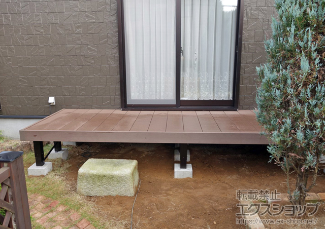 栃木県宇都宮市ののウッドデッキ リウッドデッキ 200 施工例