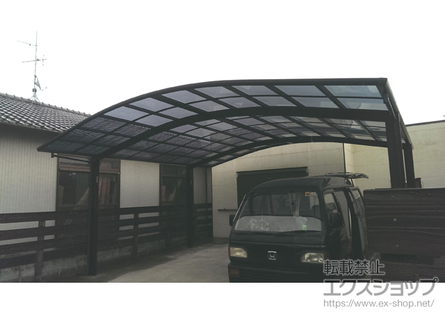 宮崎県北諸県郡三股町ののカーポート レイナツインポートグラン　積雪〜20cm対応 施工例