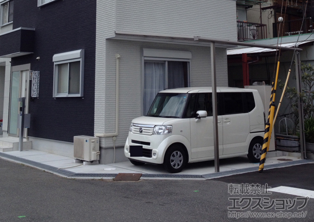 大阪府大東市のLIXIL リクシル（トステム）のテラス屋根 ライザーテラスII F型 テラスタイプ 単体 積雪〜20cm対応 施工例