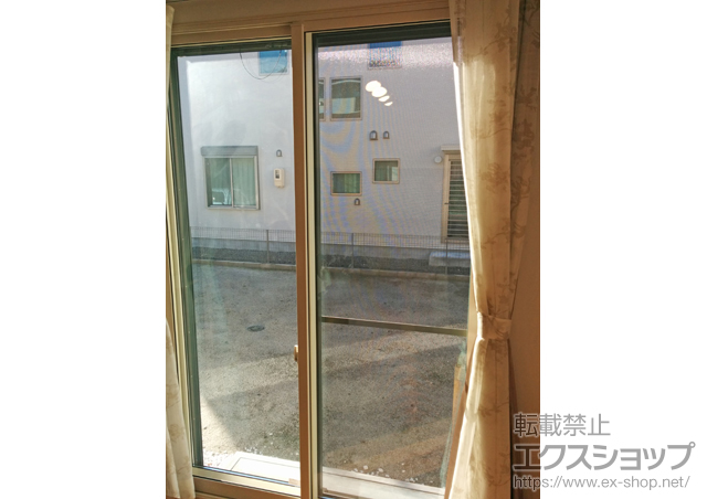 岐阜県各務原市のの二重窓（内窓） インプラス(ダストバリア)引き違い窓2枚建て 施工例
