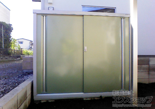 宮崎県宮崎市のの物置・屋外倉庫 シンプリー 一般型（MJN-179DP/OG） 施工例